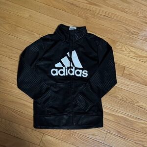 Kids Adidas Black Track Jacket